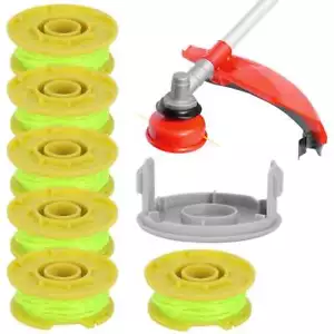For Ryobi Replacement Twisted 0.080 In. String Trimmer Auto Feed Line Spools - Picture 1 of 14