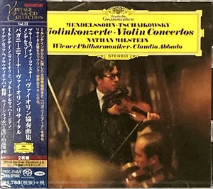 Milstein VPO Violin NEW 2 CD(SACD-Hybrid) Brahms/Mendelssohn/Tchaikovsky Con OBI - Picture 1 of 3