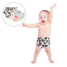  2 Pcs Reusable Training Pants for Toddler Girls Baby Diaper