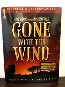 GONE WITH THE WIND 4-Disc Collector's Edition - DVDs - NOS SEALED NEW - Picture 1 of 4