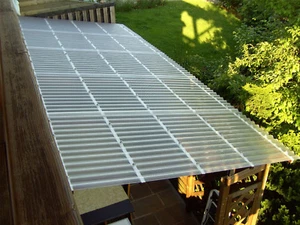 Acryl Wellplatten Sinuswelle 76/18 für Terrasse Carport Welldach Lichtplatten - Bild 1 von 9