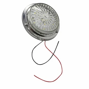 LED Innenleuchte 24V für LKW Anhänger universell einsetzbar mit Chromsockel - Bild 1 von 10