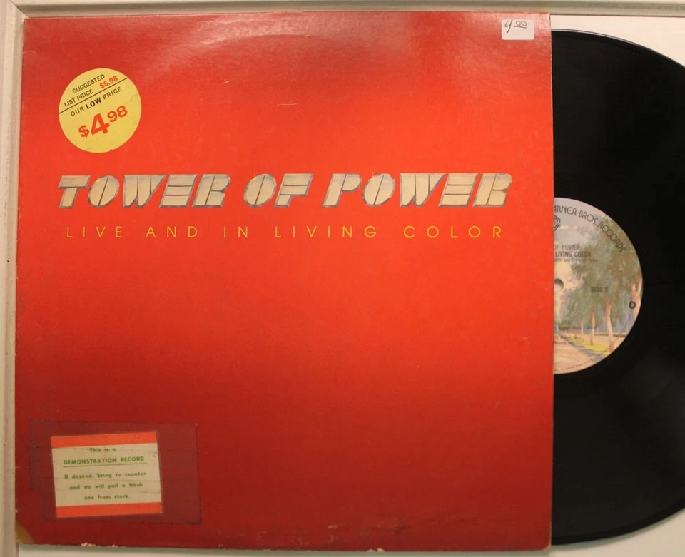 Tower Of Power Lp Live & In Living Color On Wb - Vg+ To Vg / - Image 1 of 1