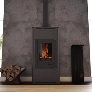 Aquaflam 7 Basic Wasserführender Kaminofen Black 7 kW - Bild 1 von 12