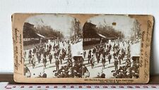 CIVIC PARADE HONOR COURT PEACE JUBILEE PHILA PA Antique 1898 KEYSTONE Stereoview