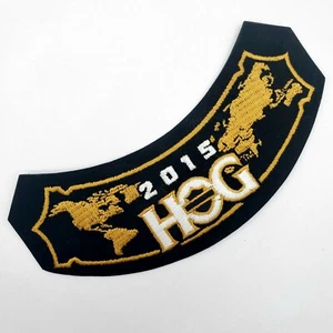2015 HOG Mitgliedschaft Rocker Patch HARLEY DAVIDSON BESITZER GROUP HD MC - Bild 1 von 5