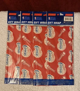 LA CLIPPERS Confezione Regalo NBA TEAM Carta da Imballaggio. Lotto di 4 (12,5 piedi quadrati ciascuno) - Foto 1 di 3