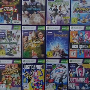 Kinect Spiele Microsoft Xbox 360 PAL Spiel Game Move Spiele zum auswählen