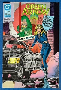 GREEN ARROW # 7 - DC 1988 (vf) Black Canary - Imagen 1 de 1
