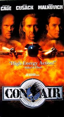 Con Air - Nicholas Cage & John Cusack Skyjack Venture (VINTAGE, VHS, 1997, VG)  - Image 1 of 4