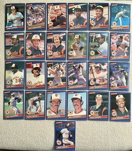 1986 Donruss BALTIMORE ORIOLES Team Baseball Cards (25) Cards No Duplicates!