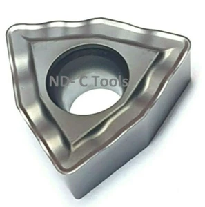 10 piastre di foratura WCMX 06T308-RPG ND330 per acciaio e acciaio inox  - Foto 1 di 3