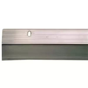 Silver Aluminum Door Sweep - 1-3/4 in. x 36 in. with Triple Seal Vinyl - Picture 1 of 11