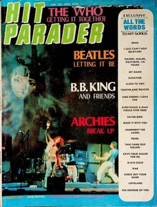 Hit Parader Nov 1970 The Beatles The Who Archies BB King Ginger Baker LuLu - Picture 1 of 7