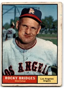 1961 Topps Rocky Bridges Los Angeles Angels #508 - Picture 1 of 2