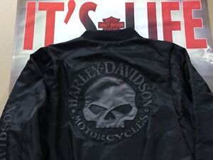Harley Davidson Willie G Skull nylon jacket men’s XL