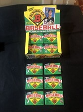 1989 Bowman Baseball (6) Sealed Packs From Box 🔥 Possible Ken Griffey Jr Rookie