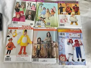 Simplicity Kids Costume Sewing Patterns Halloween Cosplay Fairies Lot of 6 - Picture 1 of 8