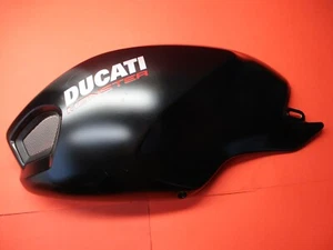 ORIGINAL DUCATI 696 796 1100 MONSTER LEFT SIDE TANK COVER BLACK 48032601B - Picture 1 of 9