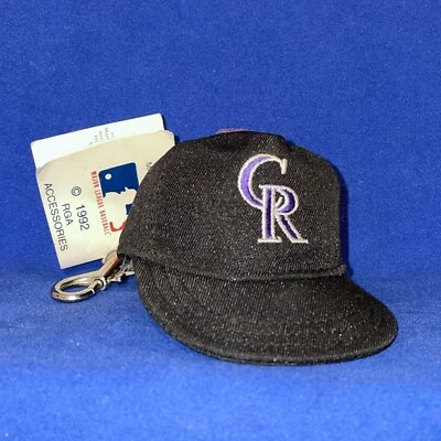 RGA Accessories Vintage 1992 MLB Colorado Rockies Baseball Hat Key Chain NWT - Image 1 of 4
