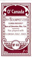 2003-04 Topps C55 Minis O Canada Red #44 Jay Bouwmeester
