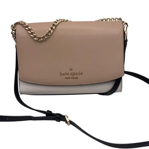 Borsa a tracolla Kate Spade donna beige oro tracolla catena - Foto 1 di 24