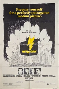 Original Filmplakat 1976 - "Network" - 1 Blatt - Faye Dunaway, William Holden - Bild 1 von 6