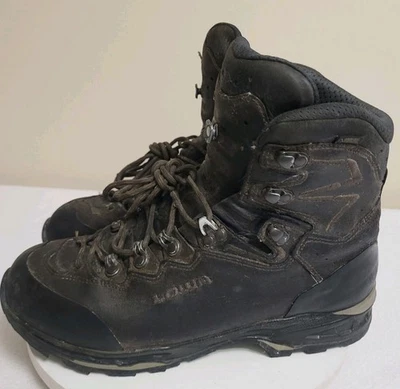 LOWA Men's Brown 11.5 GTX Waterproof Hiking/Hunting Mid High Leather Boot  Vtg. - Image 1 of 4