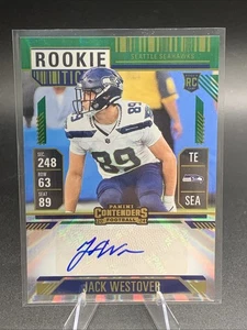 2024 Panini Contenders Jack Westover (RC) Gold Ticket Auto #203 Seahawks - Picture 1 of 2