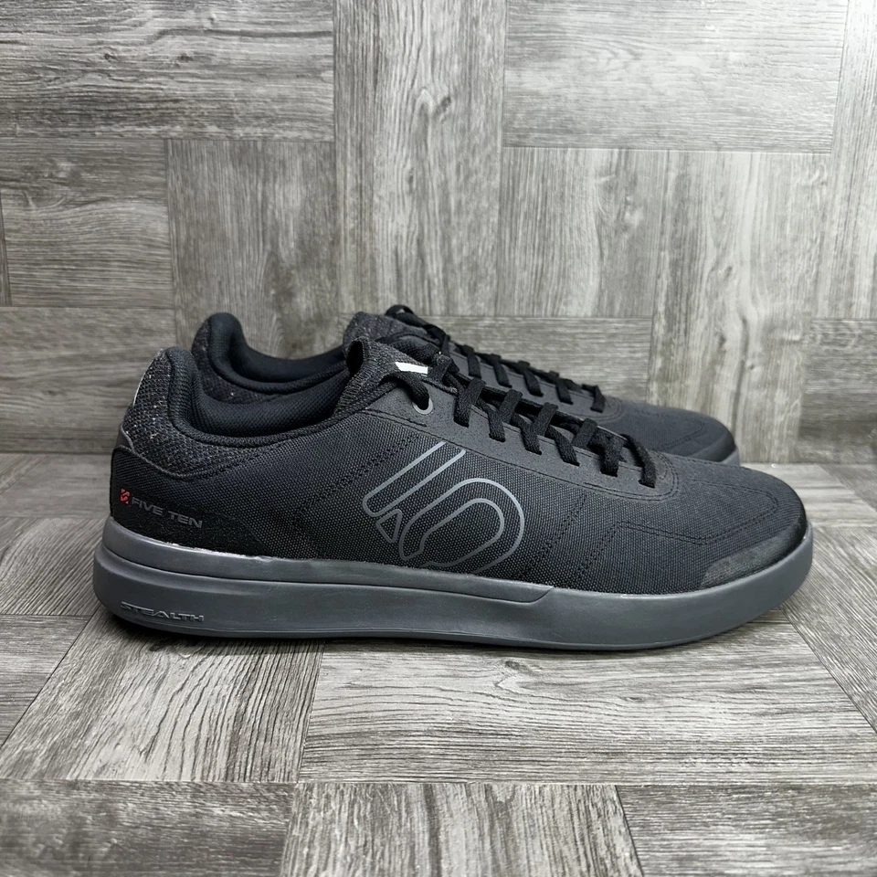 Zapatos planos de lona negros Five Ten Sleuth para hombre talla 10,5 HQ2115 Foto 1 de 4