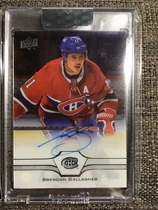 2020-21 UD Clear Cut Auto Brendan Gallagher - Picture 1 of 2