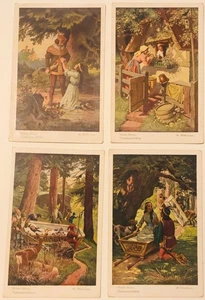 Colección de postales Bruder Brothers Grimm Fairy Tale O Kubel BLANCANIEVES 7 ENANAS - Imagen 1 de 9