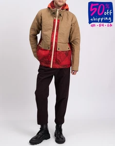 RRP €640 WOOLRICH x GRIFFIN Loveland Jacket US-M EU-L Camouflage Concealed Hood - Picture 1 of 12