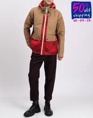 RRP €640 WOOLRICH x GRIFFIN Loveland Jacket US-M EU-L Camouflage Concealed Hood - Image 1 of 4