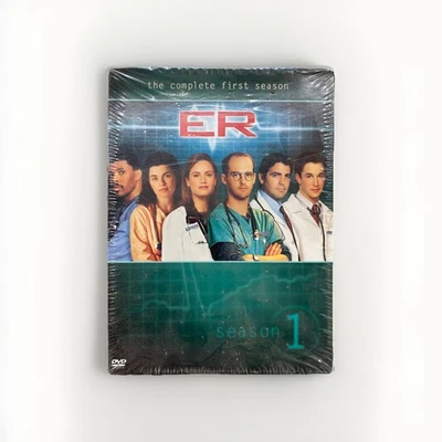 ER - The Complete First Season (DVD, 2003, 4-Disc Set, Four Disc Set) New Sealed Foto 1 de 2