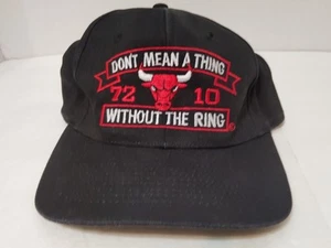 Cappello snapback Chicago Bulls KC anni 90 Pro Player non significa una cosa senza anello - Foto 1 di 10