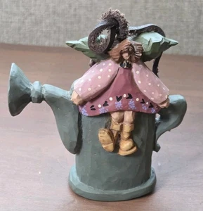 Williraye Studio Figurine Angel On Watering Can Hanging Ornament - Picture 1 of 4