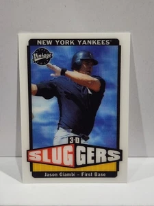 Jason Giambi 2004 cubierta superior vintage #352 3-D Sluggers - Imagen 1 de 2