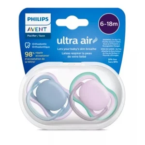  Estuche esterilizador chupetes ultra suaves Philips AVENT 6-18 meses 2 quilates - Imagen 1 de 2