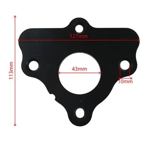Black Color Fixing Plate Gasket Replacement Installation Wear-resistant - Picture 1 of 12