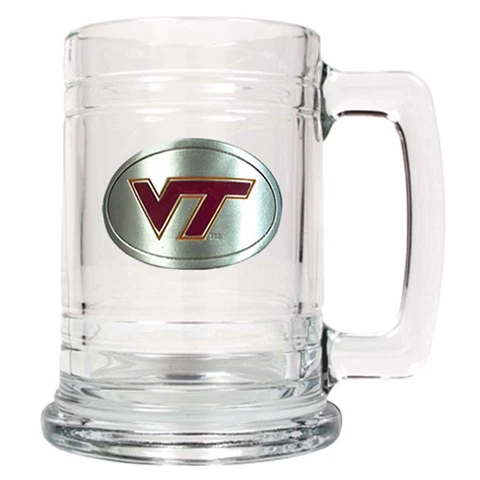 Virginia Tech Hokies 16oz Glass Tankard Cover
