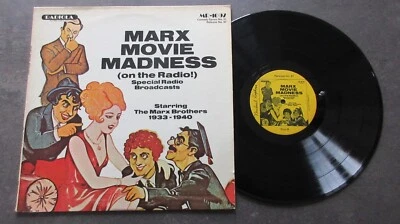 Marx Movie Madness Radio Broadcasts LP 1979 **EX/NEAR MINT** - Image 1 of 2