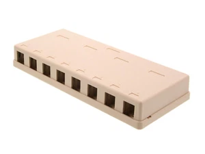 Caja Keystone Jack Montaje en Superficie de 8 Puertos - Imagen 1 de 12