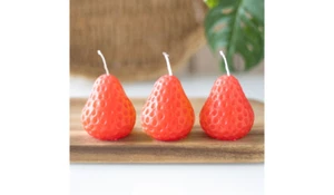 Fruit Scented Design Candles - Novelty Candles - Real Look Fruit Candles - Picture 1 of 38