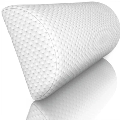 UK-ONLINE-DEALS Memory Foam Half Moon Bolster Pillow Cushion Support Pain Relief Sleep Knee Neck
