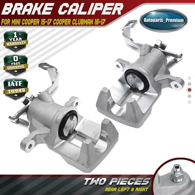 2 peças pinça de freio traseira esquerda e direita para Mini Cooper 2014-2023 L3 1.5L L4 2.0L - Imagem 1 de 4