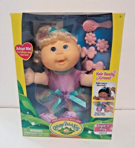 Cabbage Patch Kids- Hand Stitched With Love- Style'nPlay Doll: Hair Really Grows