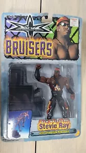 WCW Bruisers Harlem Heat Stevie Ray Wrestling Figure WWF WWE - Picture 1 of 2