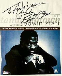 Edwin Starr Firmado Autógrafo Motown Cubierta Estampado A4 - Imagen 1 de 3