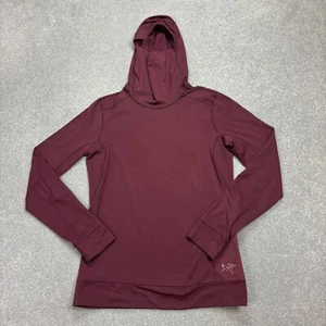 Arcteryx Fleece Women Small Purple Hoody Hiking Lightweight Ski Jumper Lady - Picture 1 of 12